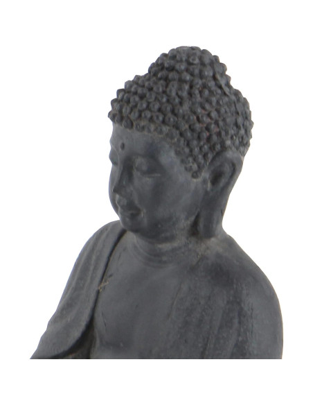 Escultura Decorativa Buda Cerámico Gris 30.48 cm CosmoLiving