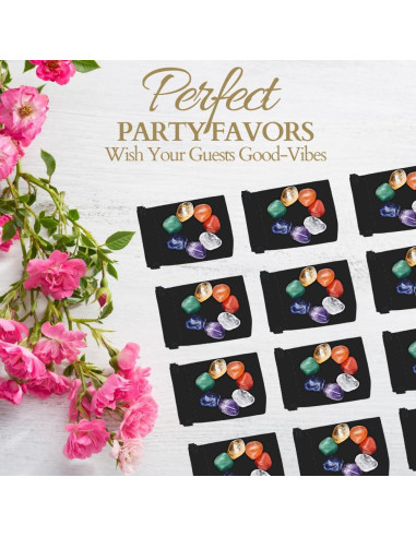 Kit de Cristales Sanadores ZATNY - 7 Piedras Chakra con E-book