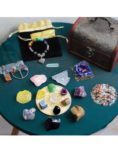 Conjunto de Cristales Sanadores TATOODAA 26 Piezas Chakra 2