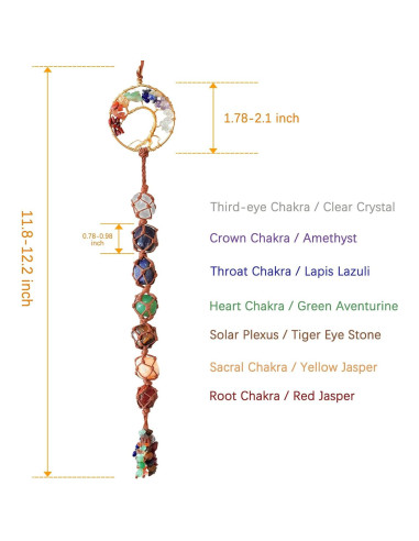 Adorno Árbol de la Vida con 7 Piedras Chakra - Rtisaeu