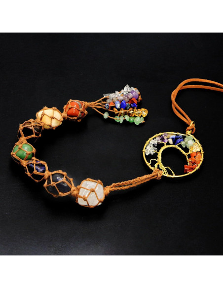 Adorno Árbol de la Vida con 7 Piedras Chakra - Rtisaeu