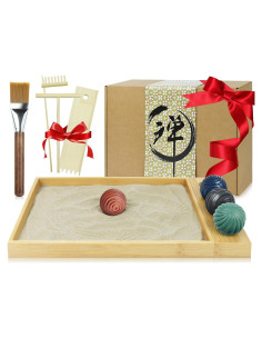 Kit Jardín Zen Japonés Artcome - Mini Jardín de Arena 32.5x22cm