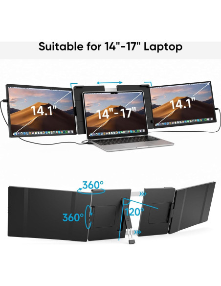 Extensor de Pantalla Dopesplay 14.1" FHD 1200P Portátil