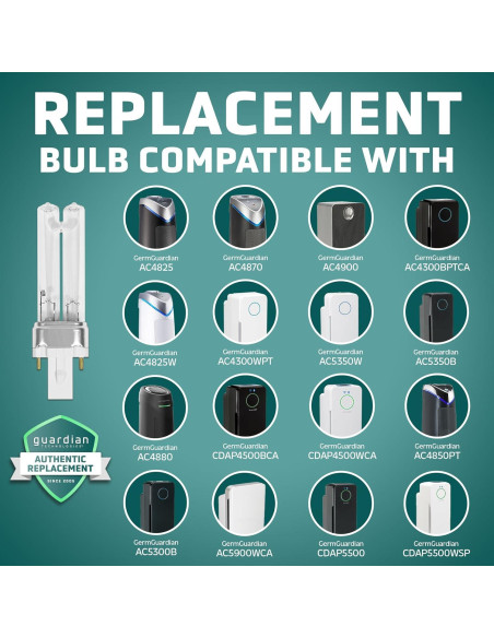 Bombilla UV-C GermGuardian LB4000 para purificadores de aire