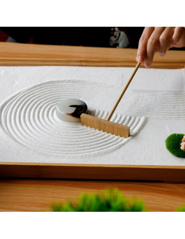 Kit de Jardín Zen JJJ Arts - 31 Piezas con Rastrillos y Accesorios