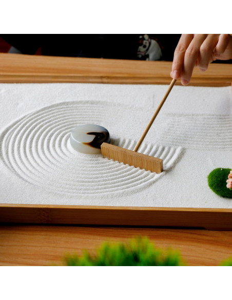 Kit de Jardín Zen JJJ Arts - 31 Piezas con Rastrillos y Accesorios