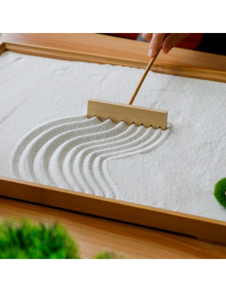 Kit de Jardín Zen JJJ Arts - 31 Piezas con Rastrillos y Accesorios