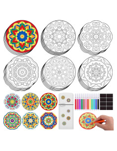 Kit de Manualidades Imán Mandala Gemscream 30 Piezas DIY
