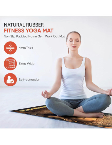 Alfombrilla de Yoga Personalizada Vivienda 180x65cm Antideslizante