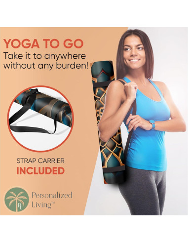 Alfombrilla de Yoga Personalizada Vivienda 180x65cm Antideslizante