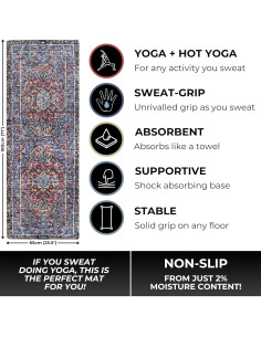 Esterilla de Yoga Plyopic Todo en Uno - Caucho Natural 180x65cm 2