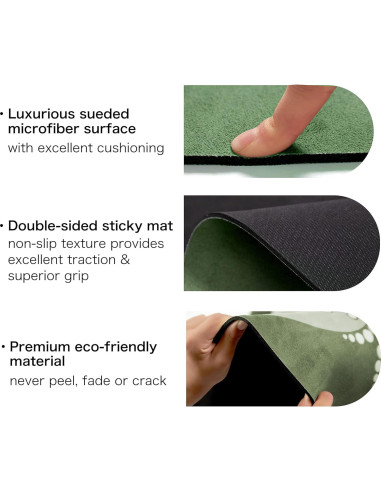 Alfombrilla de Yoga Redonda Knsbk 140cm Antideslizante 3.5mm