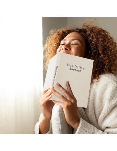 Diario de Manifestación 5 MINUTOS AL DÍA Beige 21.6x14.2 cm