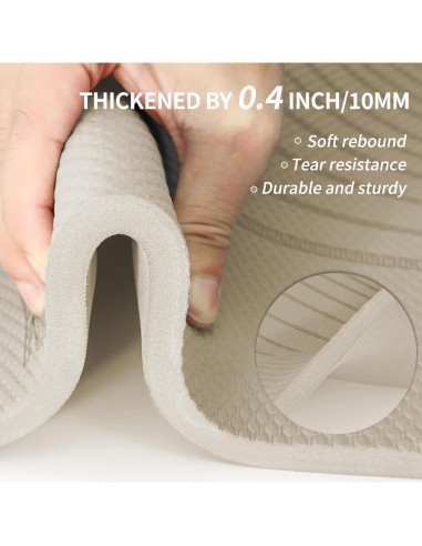 Alfombrilla de Yoga PAIDU Grande 182.88x91.44 cm Antideslizante