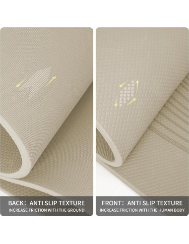 Alfombrilla de Yoga PAIDU Grande 182.88x91.44 cm Antideslizante