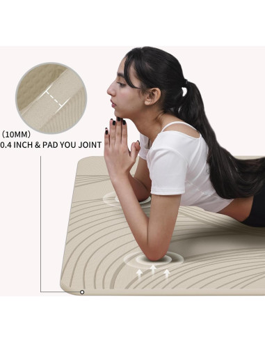 Alfombrilla de Yoga PAIDU Grande 182.88x91.44 cm Antideslizante