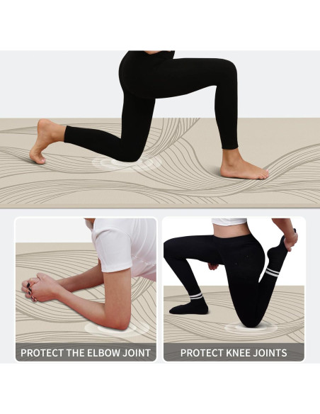 Alfombrilla de Yoga PAIDU Grande 182.88x91.44 cm Antideslizante