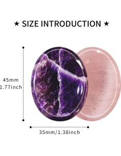 Piedras de Preocupación 4pcs Toomwvvy para Ansiedad y Yoga 2