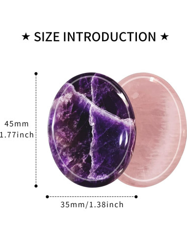 Piedras de Preocupación 4pcs Toomwvvy para Ansiedad y Yoga