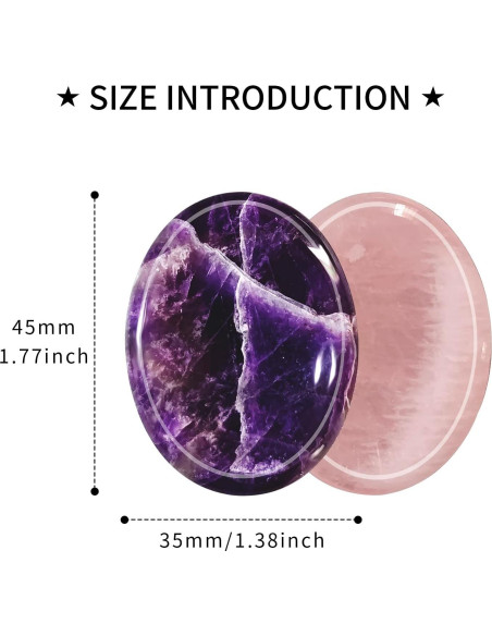 Piedras de Preocupación 4pcs Toomwvvy para Ansiedad y Yoga