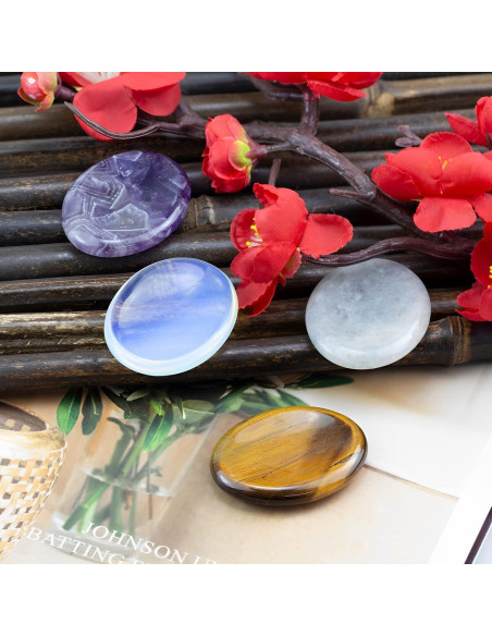 Piedras de Preocupación 4pcs Toomwvvy para Ansiedad y Yoga