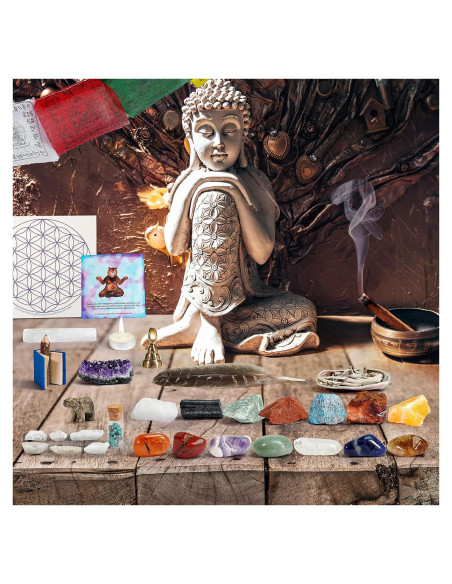 Kit de Altar y Meditación Dancing Bear 35 Piezas Cristales Kit de Altar y Meditación Dancing Bear 35 Piezas Cristales