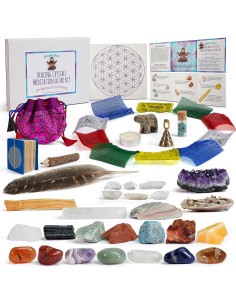 Kit de Altar y Meditación Dancing Bear 35 Piezas Cristales 2