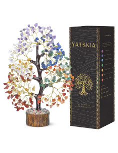 Árbol de Cristales de la Vida YATSKIA 25 cm 7 Chakras
