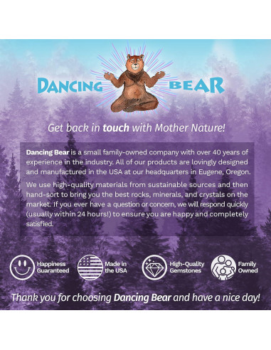 Kit de Altar y Meditación Dancing Bear 35 Piezas Cristales