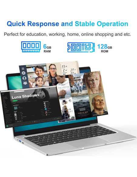 Laptop SAINTDISE 14.1" Celeron N4000 6GB 128GB SSD