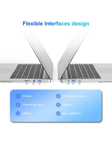 Laptop SAINTDISE 14.1" Celeron N4000 6GB 128GB SSD