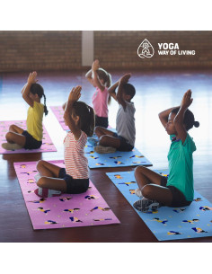 Esteras de Yoga para Niños YOGA WAY OF LIVING Rosa 162x61cm 2