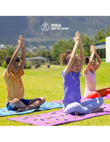 Esteras de Yoga para Niños YOGA WAY OF LIVING Rosa 162x61cm
