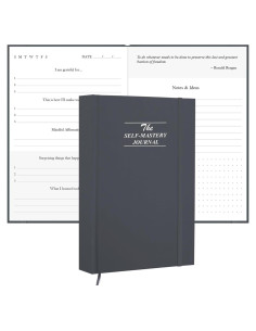 Diario de Autodisciplina Tuun Fuplan - 182 Días, Gris