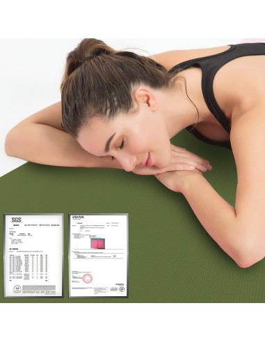 Alfombrilla de Yoga Hatha Yoga TPE Antideslizante 182.88x68.58cm