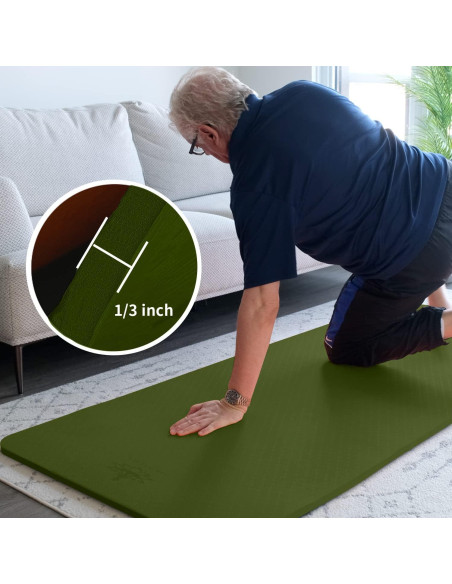 Alfombrilla de Yoga Hatha Yoga TPE Antideslizante 182.88x68.58cm Alfombrilla de Yoga Hatha Yoga TPE Antideslizante 182.88x68.58cm