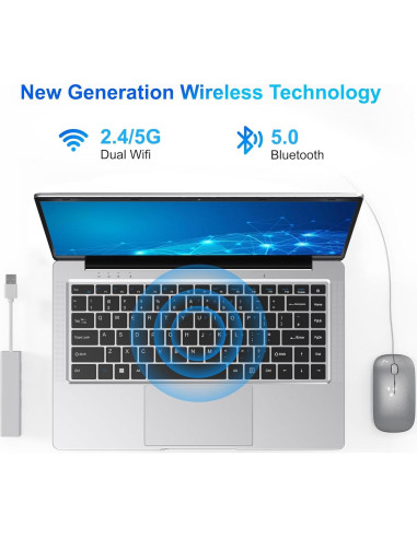 Laptop SAINTDISE 14.1" Celeron N4000 6GB 128GB SSD