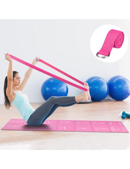 Esterilla de Yoga Plegable RUILIXIN Antideslizante 172.72x60.96cm