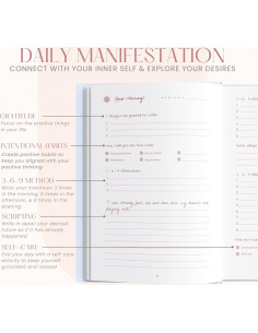 Diario de Manifestación Epic Self A5 Azul Claro - 14 Semanas 2