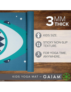Colchoneta de Yoga para Niños Gaiam Chomper 152x61 cm 3 mm 2