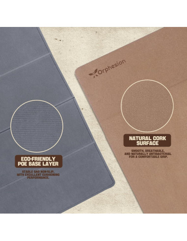 Alfombrilla de Yoga Plegable Orphesion 175x60cm Antideslizante