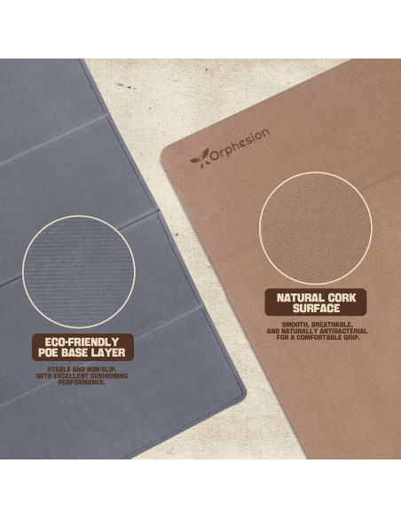 Alfombrilla de Yoga Plegable Orphesion 175x60cm Antideslizante