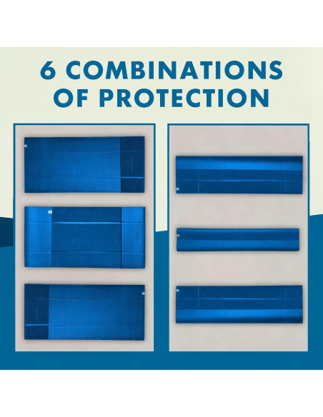 Alfombrilla de Yoga Plegable THE FOLDY MAT Azul 173x61 cm