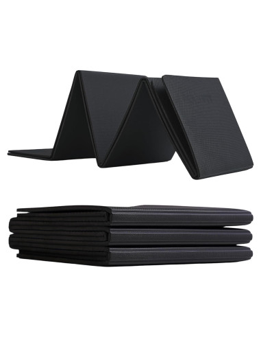Colchoneta de Yoga Plegable Polyfit 7mm Antideslizante Negra