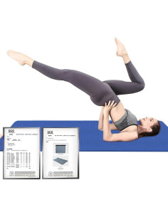 Esterilla de Yoga Hatha Yoga TPE Extra Gruesa 183x80cm 12mm 2