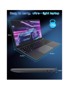 Laptop SAINTDISE 15.6" Celeron N5095 16GB RAM 512GB SSD 2