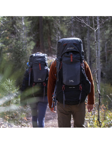 Mochila de Senderismo AMPEX 65L | Ligera y Ajustable