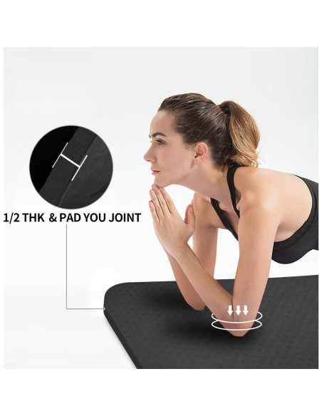 Alfombrilla de Yoga Hatha Yoga TPE Extra Gruesa 183x122 cm Alfombrilla de Yoga Hatha Yoga TPE Extra Gruesa 183x122 cm