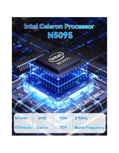 Laptop SAINTDISE 15.6" Celeron N5095 16GB RAM 512GB SSD