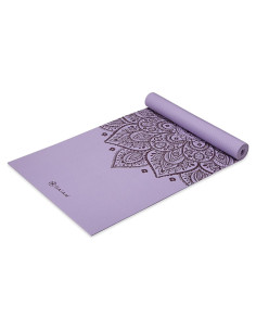 Esterilla de Yoga Gaiam 5mm Antideslizante Lila 172.7x61cm